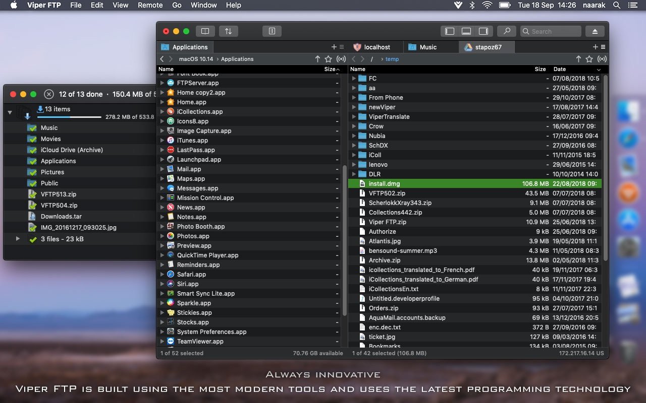 Viper FTP screenshot 3